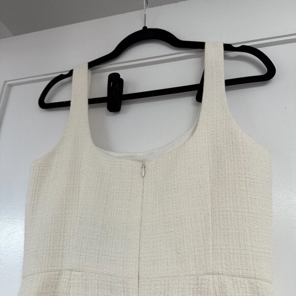 Veronica Beard Sabra Mini Dress Non-Stretch Tweed Sleeveless Square Neck - Picture 8 of 8